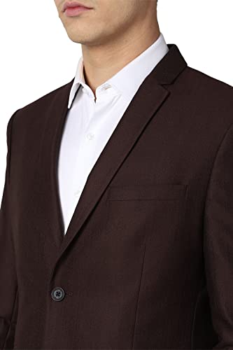 Image of Van Heusen Men's Brown Blazer Slim