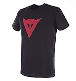 mango motorbike chiang mai 100% Algodón Dainese Camiseta, Negro/Rojo, Talla XXL