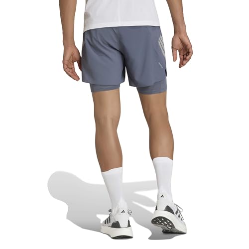 adidas Herren Adi365 Running Formotion Iconic 2In1 Shorts, Onix, 4XL – Ansicht 2