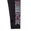 Reebok Girls' Leggings Multipack - 4 Pack Performance Stretch Pants Kids Clothing Bundle, Size 7, Rainbow Tie Dye/Black