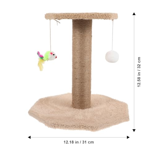 Rascador Vertical para Gatos SOLUSTRE Sisal Resistente miniatura 2
