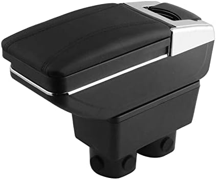 Center Console Storage Armrest 3 Usb Ports Double Layer