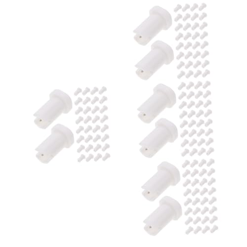 MUSISALY 4sets Eyelash Glue Container Lash Glue Needle Bottle Pin Eyelash Bottle Needle Replacements for Lash Salons 100pcs*4