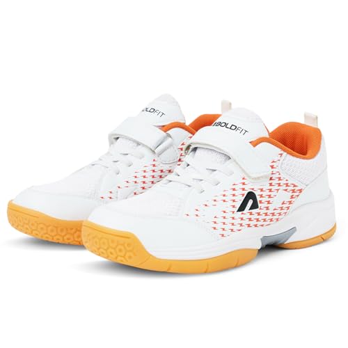 Image of Boldfit Badminton Shoes for Boys & Girls Unisex Boy Shoes for Shuttle Shoes for Girls Shoes for Kids Non Marking Kids Shoes for Match Sports Shoes for Kids Boys & Girl Shoes for Badminton