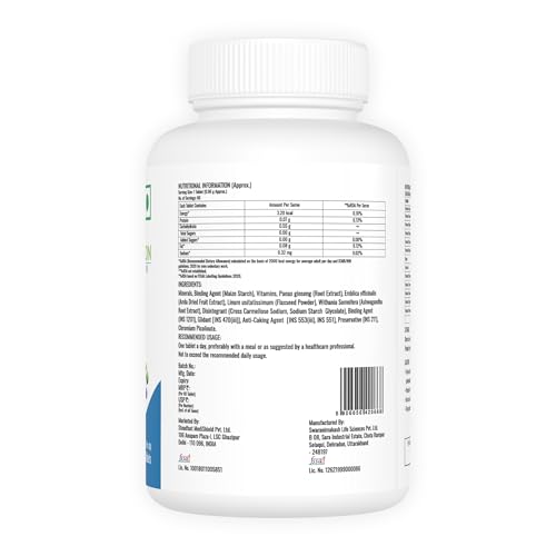 Image of Steadfast Nutrition Multivitamin Multi Minerals Vitamins Omega-3 Fatty Acids Immunity Booster (60 Tablets)