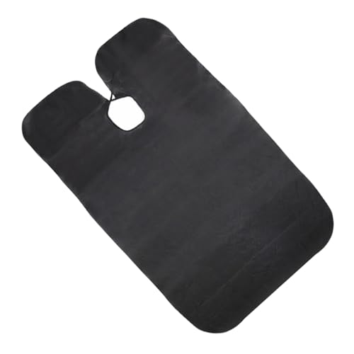 Capa de corte de cabello Abaodam negra con cierre de corbata para peluqueros profesionales y uso en salón miniatura 1