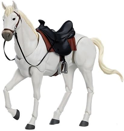 1/12 Scale Action Figures Figurine Mini Horse Figurine Desktop Miniature White