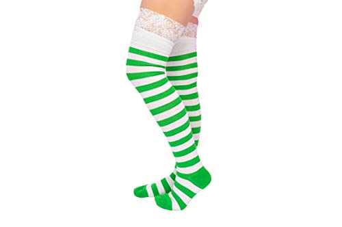 Sock House Co. Thigh High Socks - Over the Knee Stockings - Fits Shoe Size: 4-10 (Ladies)