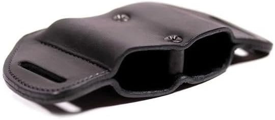 Lock Leather OWB Outside Waistband - Urban Carry 1 or 2 Magazine Holster - Adjustable for Single or Double