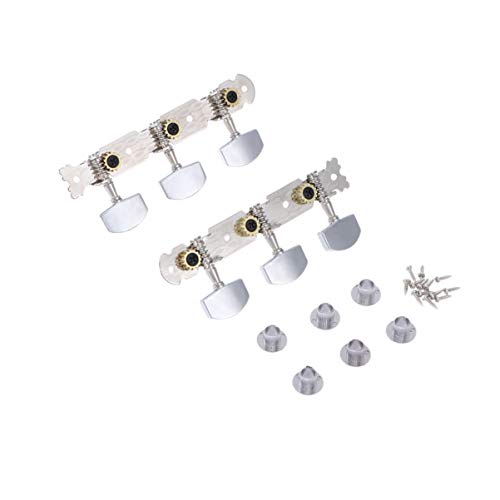 SUPVOX 2pcs Acoustic Guitar Tuning Pegs Durable Key Tuners with Screws Washers for Easy String Tuning Random Color Accessories Included Random Color