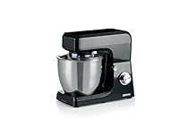 Ariete 1598/02 Gourmet Professional 7L, Impastatrice Planetaria, 1200 W, Capacit&agrave; 7 L, 3 Accessori, 6 Velocit&agrave;, Funzione Pulse, Coperchio Paraschizzi, Nero