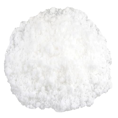 NAMOARLY 500g Fake Snow Powder for Christmas Village Decorations Lightweight Artificial Snow for and Theme Parties for Festive Decor and Family Fun