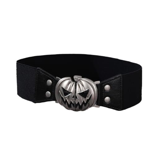 Pumpkin Head Alloy Buckle Belt Fashion Trend Waist Cover Decoration(70cm)