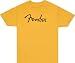 Fender Spaghetti Logo T-Shirt, Butterscotch Blonde, L