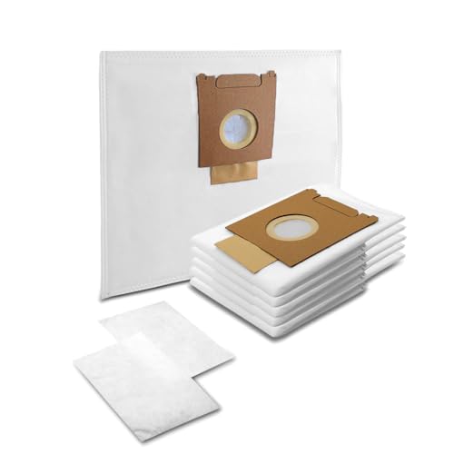 MisterVac compatible con bolsas de repuesto para aspiradora 10 piezas Kärcher VC 6300