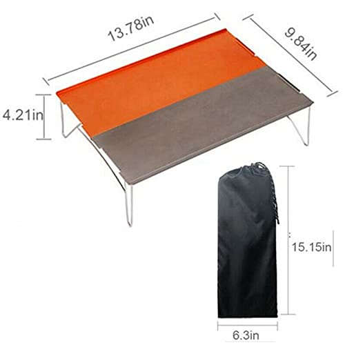 Table de camping pliante en alliage d'aluminium haute résistance