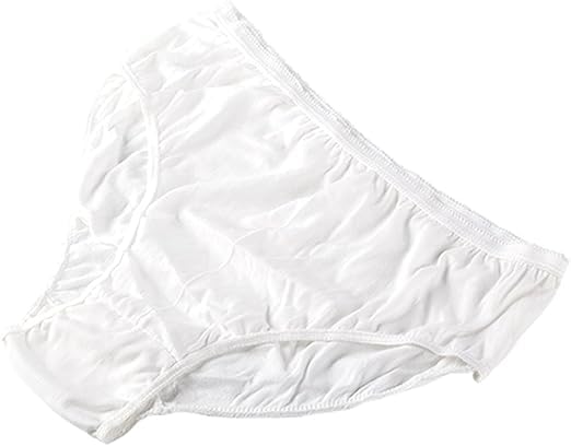 Gypsy (Pack of 10) Disposable Spunlace Panties for Women | Use & Throw Briefs - Non Woven Underwear,Knickers, Lingerie | Ideal for Spa, Salon, Body Massage, Travel | White - Free Size-image-16