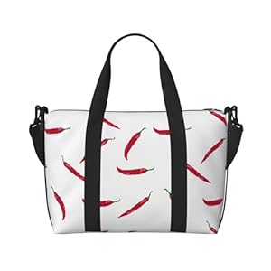 Novastar Laptop-Tragetasche für Damen, Arbeit – Getrocknete Chilischote, Wochenendtasche für Damen, Reisen, Turnbeutel für Damen und Herren, persönliche Gegenstände, Crossbody-Tasche für Damen und
