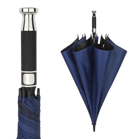 Windproof Large Golf Stick Umbrella with Cover UV Protection Automatic Open Waterproof umbrella for Men, Women (multi color) (pack of 1-image-40