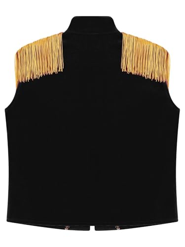 Sywiyi Kids Drummer Parade Sleeveless Waistcoat Jacket Military Vest School Marching Band Uniforms4