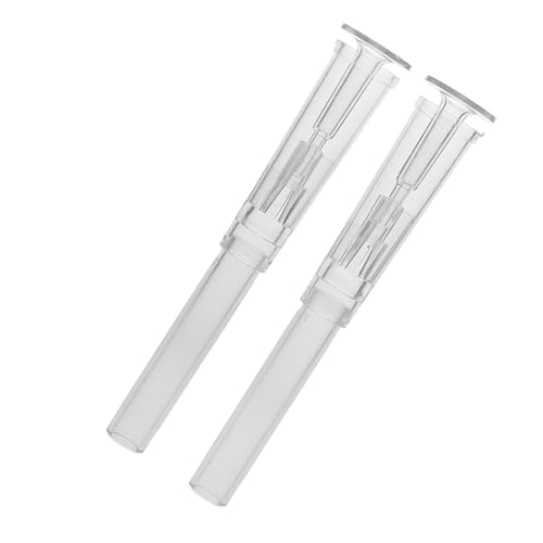 PRETYZOOM 2pcs Transparent Water Fountain Nozzle Heads Spray for Indoor Outdoor Landscape Features Flexible Flow Control for Rockery Pool and Fish Tank Decor