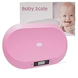 Baby Scale, Weighs [LB/ST/KG] Highly Accurate, Precision at±10g, Weight(Max 44lb)and Height Track, Perfect for Baby/Toddler/Puppy/Cat/Dog, Baby Scale Digital, Infant Scale with Hold Function