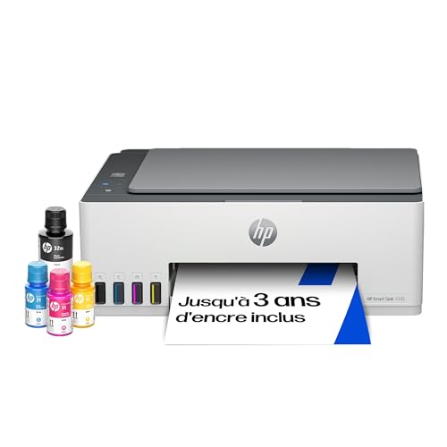 HP Smart Tank 5105 Imprimante tout en un - Jet d'encre couleur (Photocopie, Scan, Impression, A4, HP...