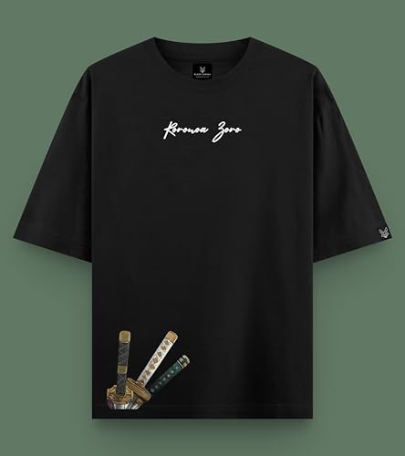 Image of Black Jackal | Premium Oversized Unisex T-Shirt | Roronoa Zoro-Inspired Graphic Anime Tee | One Pieece-Inspired Design | Heavyweight 240 GSM Cotton Fabric | Unisex Fit