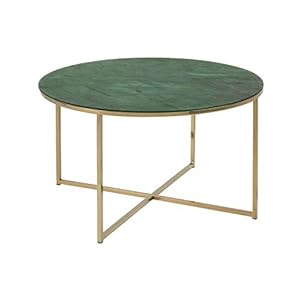 Marque Amazon – Movian Rom – Table basse, 80 x 80 x 45 cm, Vert