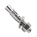 ini moni 3/8 Concrete Anchors, Stainless Steel Wedge Anchors, 5 Pack