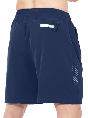 Image of NORTHYARD Men's Athletic Running Shorts Quick Dry Workout Shorts 7 inch / 5 inch / 9 inch Lightweight Sports Gym Basketball Shorts Hiking | Quick Dry, Lightweight, Breathable, Unlined, Moisture-wicking, Reflective Strips, Elastic Waist, Sports Basketball Tennis