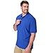 Hanes Men's Short Sleeve X-Temp W/ FreshIQ Polo, Deep Royal, X-Large