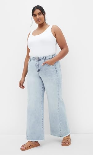 City Chic Women's Plus Size Jeans - Aliya Wide Leg3