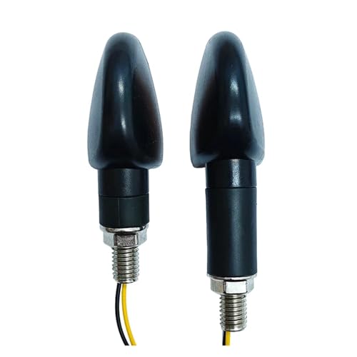 Luz trasera para motocicleta de 12V e intermitente universal de 10mm para Scooter 3