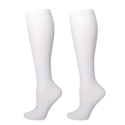 Chaussettes de Contention Graduée MEIION 15-20 mmHg pour Mollets Larges (Lot de 2)