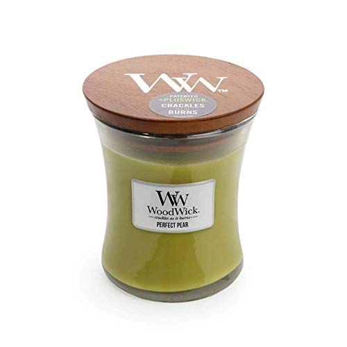 WoodWick Perfect Pear Medium Hourglass Candle, 9.7 oz.