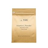 Vitamin C Powder (4 oz.) by Pure Organic Ingredients, Eco-Friendly Packaging, L-Ascorbic Acid, Antioxidant, Boost Immune System, DIY Skin Care