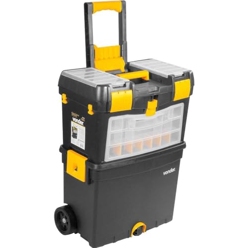 Vonder, Caixa Para Ferramentas, Plástica, Com Rodas, 46,0 Cm X 26,0 Cm X 62,0 Cm, Crv 0400.
