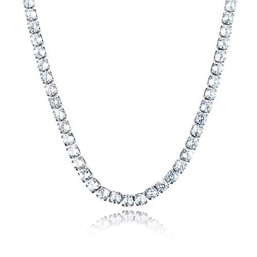 Chaîne de rivière 3mm en zircon blanc pour sublimer vos tenues de soirée
