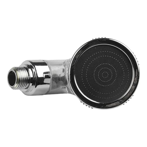 Pommeau de douche économie d'eau à 3 jets réglables embout bleu compact