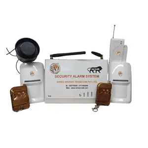 SNT GSM Home Security Alarm System for Home, Shop, Office with Wireless Pet Immunity Motion Sensors, Door Window Sensor, Remote & Mobile Controlled (11 x 7 x 18 cm)