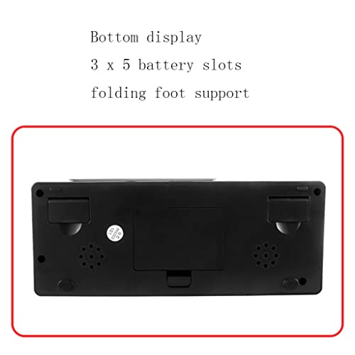 Rotatable 90° Ultra-Clear Alarms Clock Dimmer Projection Digital Clock With Usb Charging Port Folding Table Lamps For Home And Office #TOP3