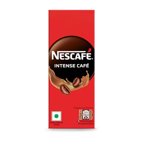Image of Nescafe Ready To Drink, Coffee Flavoured Milk Tetrapack Intense Cafe, Cappucino - 180ml, (Tetra Pack)
