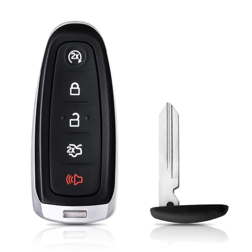 Key Fob Replacement for Ford Explorer Edge 2011-2015, Smart Remote Keyless Entry for Flex Taurus...