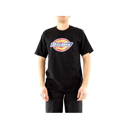 Dickies Camiseta de Manga Corta Icon Logo Negro Hombre
