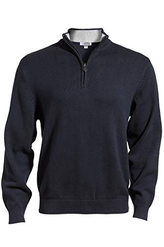 Edwards Quarter Zip Cotton Blend Sweater2
