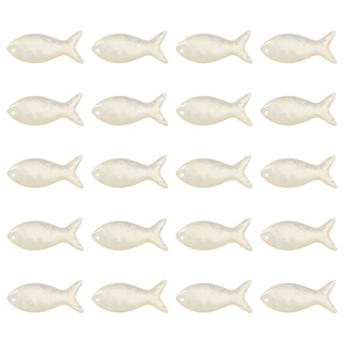 Breloques poisson et coquillage pour bijoux (20 pièces)