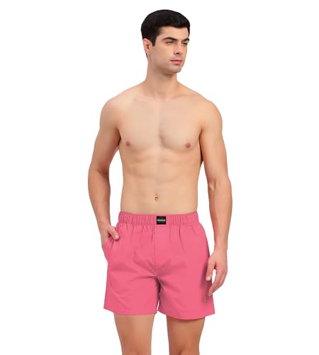Image of Freecultr Cotton Boxer Shorts for Men Dual Pockets Moisture Wicking Microfibre | Pack of 1 | Regular Fit | Breathable & Comfortable Half Short Pants Ultrasoft Waistband
