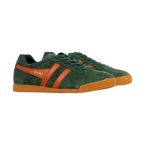 Image of Gola Mens Harrier, Evergreen /Moody Orange /Navy, 7, Medium