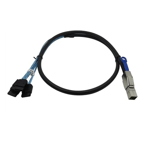 Cable 2m S/AS HD SFF8644 a SATA 4 puertos 7Pin miniatura 4